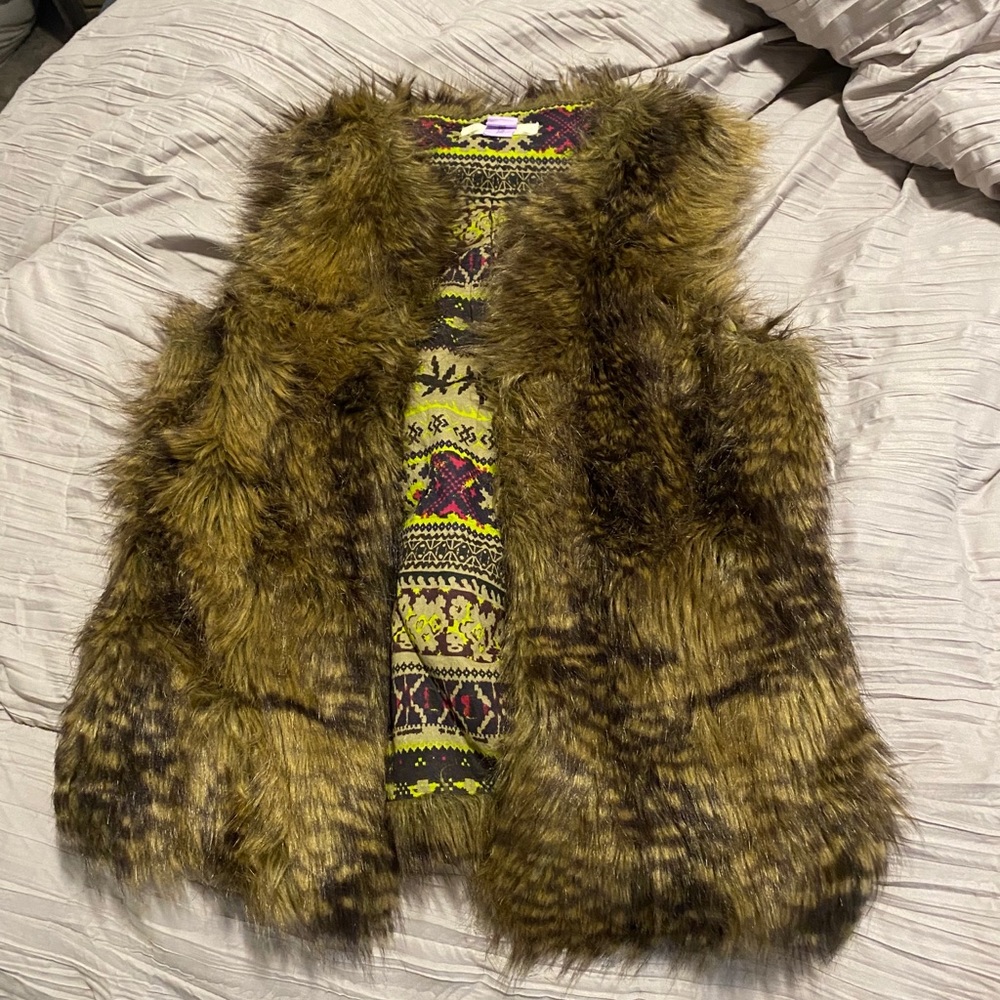 Fuzzy vest